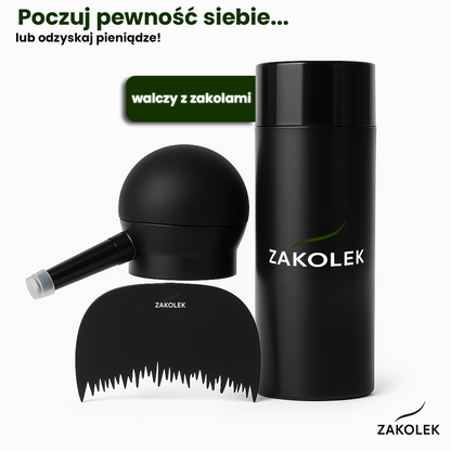 Zakolek™ - Włókna budujące włosy + pompa natryskowa |GRATIS|